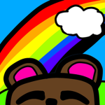 •Rainbow cartoon•