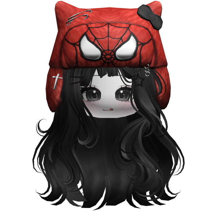 Spiderkitty Wispy Long Hair Black