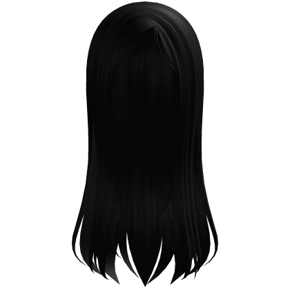 在 black long straight moe goth emo hair