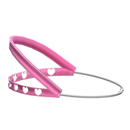 ♡ cute kawaii braces headgear in hot pink