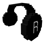 Black Headphones (8-Bit)