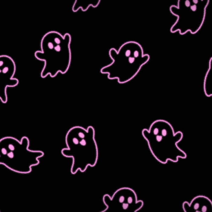 Pink Glowing Ghosts