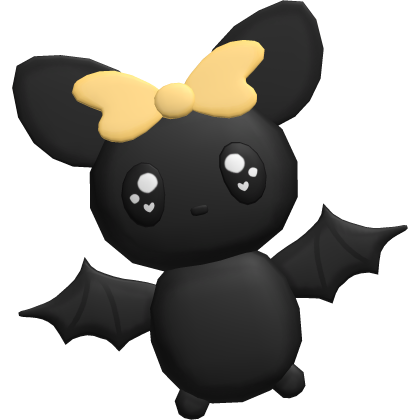 ୨୧ Cutesy Spooky Bat W Orange Bow  Roblox item