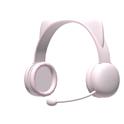 ɞ ˓ ︵ cute gg ez gamer girl cat headset in Pink Roblox item