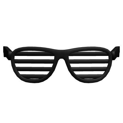 Black Scene Shutter Shades Roblox item