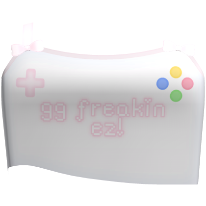 ɞ ˓ ︵ cute gg ez gamer girl top in White Roblox item