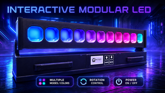 Interactive Sci‑Fi LED Linear Stage Light preview 1