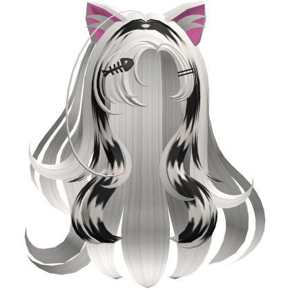 Meowlody Halloween Hair With Fish Hair Clip Roblox item