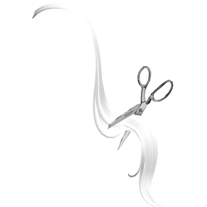 scissors cutting hair white ADD-ON Roblox item