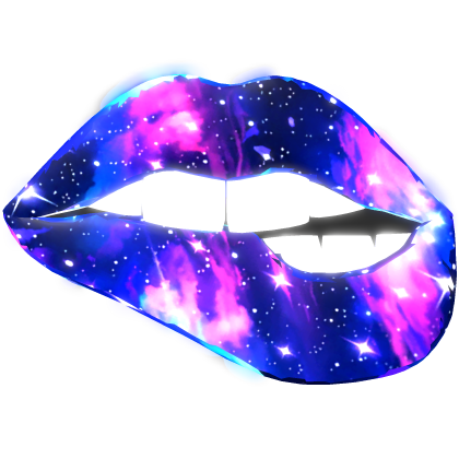 [ Emissive ] Galaxy Lip Biting Lips