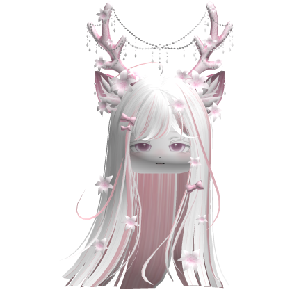 Ethereal Christmas Fairy Fawn Hair w/ Antlers