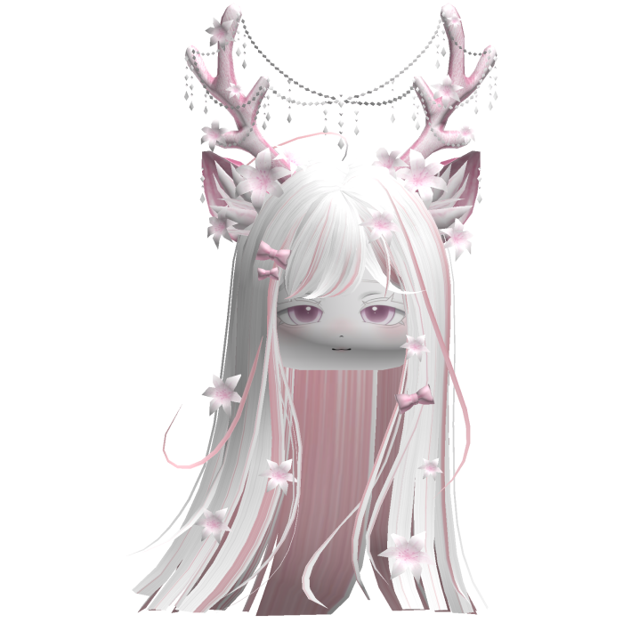 Ethereal Christmas Fairy Fawn Hair w/ Antlers