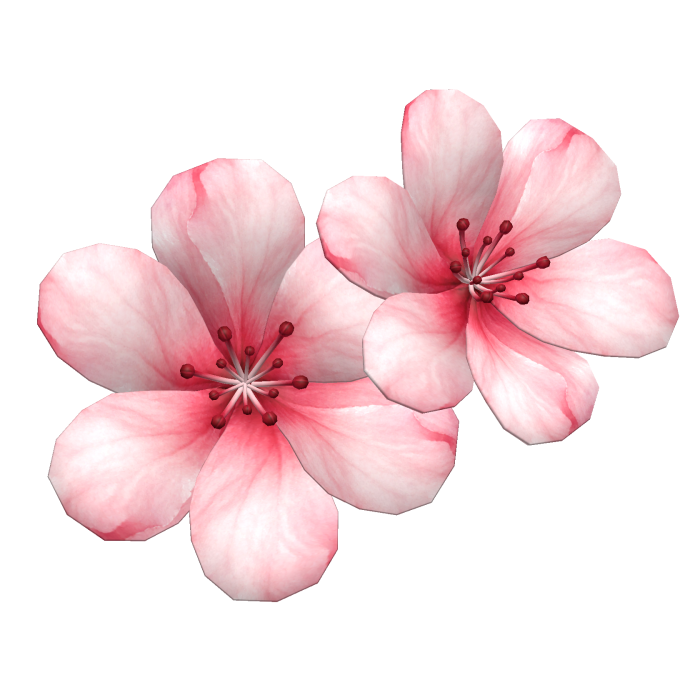 Pink Flower Hair Clip