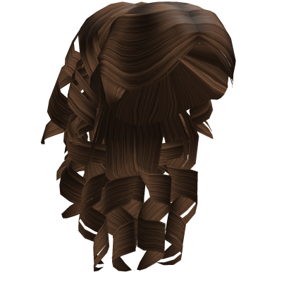 Brown Curly Thick Ponytail Hair Roblox item
