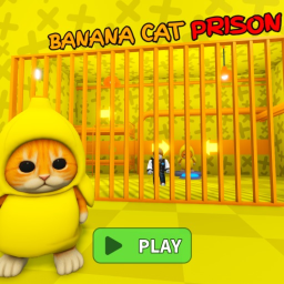 🍌BANANA CAT PRISON RUN! (Obby)