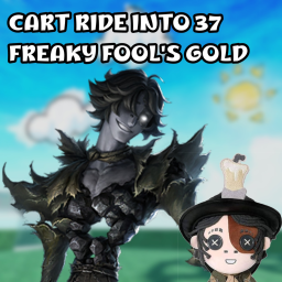 cart ride into 37 freaky fool's gold 😋