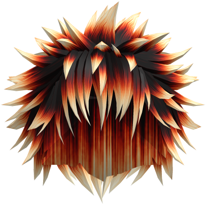 Fire Spiky Vkei Anime Hair 22 Roblox item