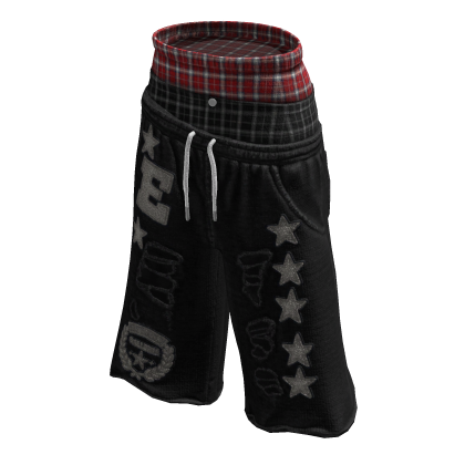 All Star Layered Shorts ⭐ (Black)