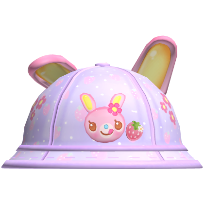 𖹭◞ kawaii purple mezzo piano mimi hat ! ! 
