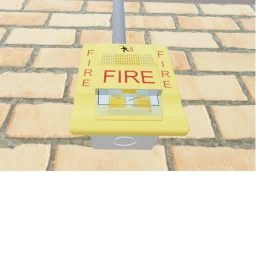 building fire alarms testing icon