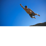 The flying men