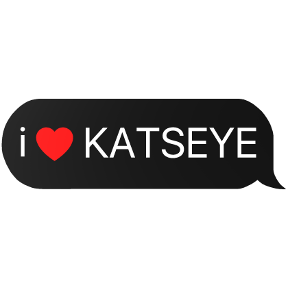 i heart katseye text