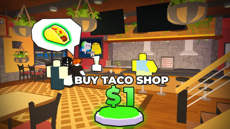 🌮 Taco Shop Tycoon [🎉2ND FLOOR!] screenshot 1
