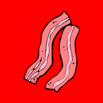 bacon hair hang out