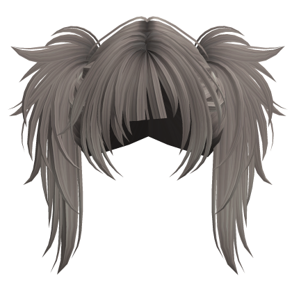 Emo Scene Vkei Pigtails (Ash) Roblox item