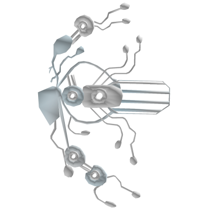 Blue Cyber Technology Face Accessory