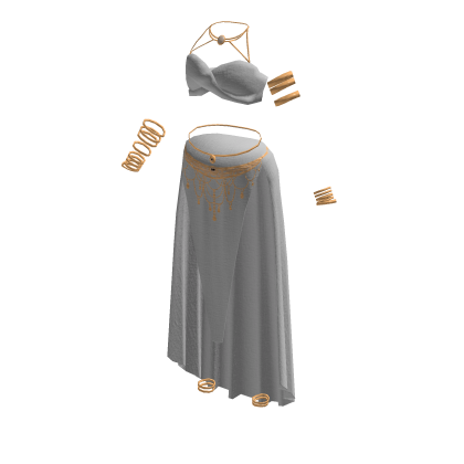 Luxurious Dress (White) thumbnail
