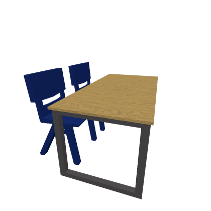 School desk working