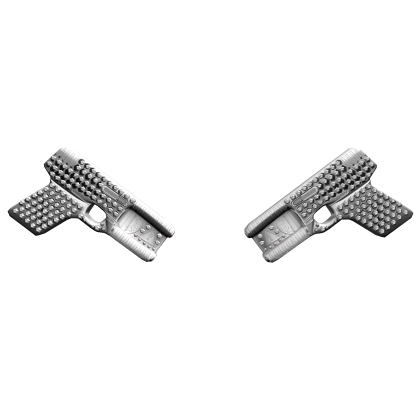 Rhinestone Dual Stun Tasers in Silver thumbnail