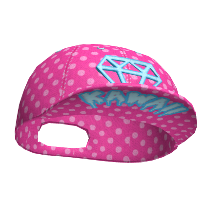 ♡ scene polka dot kawaii blue diamond snapback 