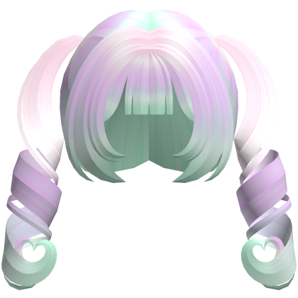 pastel goth kawaii moe fluffy heart curls Roblox item