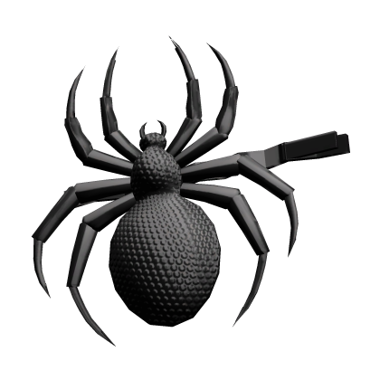 Black Chrome Spider Hair Clip  Roblox item
