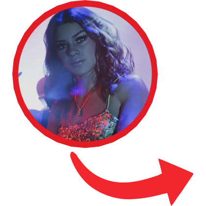 Lucia (GTA VI) Red Circle