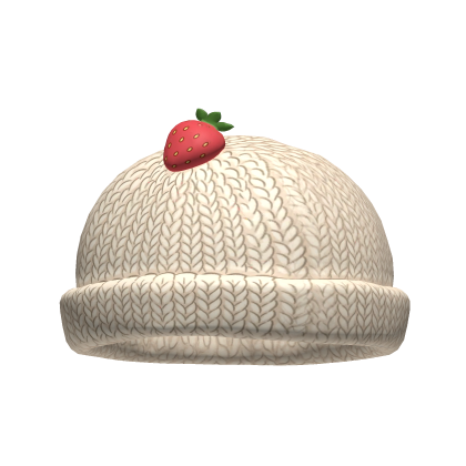 Cute Strawberry Knit Cap