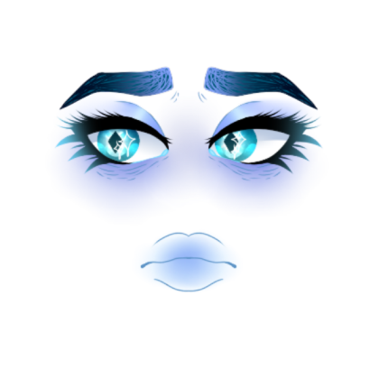 Eerie Makeup™ || Blue Diamond Roblox decal