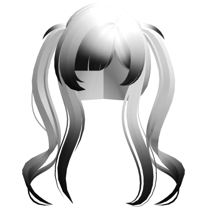 flowy long wispy moe vamp ponytails white black