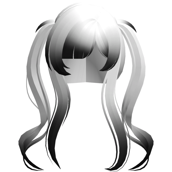 flowy long wispy moe vamp ponytails white black