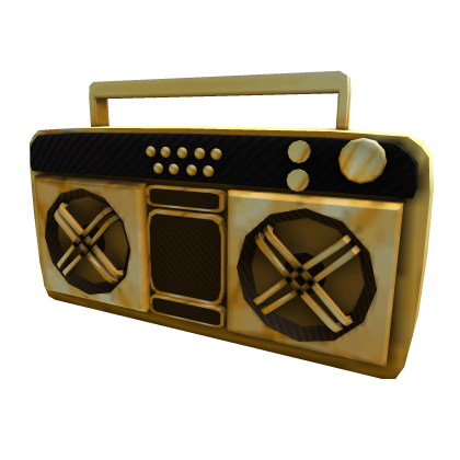 Golden Super Fly Boombox Roblox item