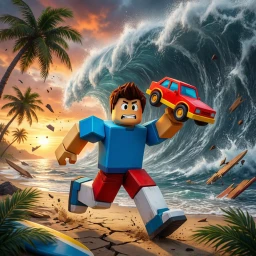 Escape Tsunami For Car! icon
