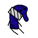 Sad circus worm