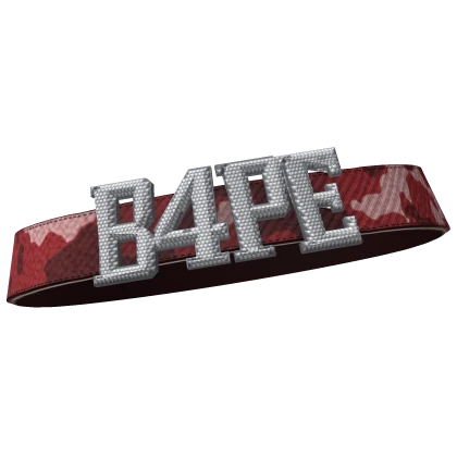Red Diamond B4PE Belt Headband Roblox item render