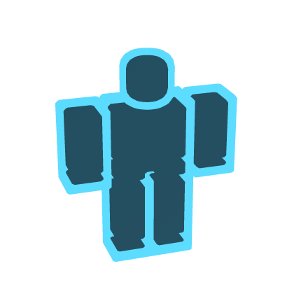 (1.0) Cyan Blue Full-Body Outline Aura thumbnail
