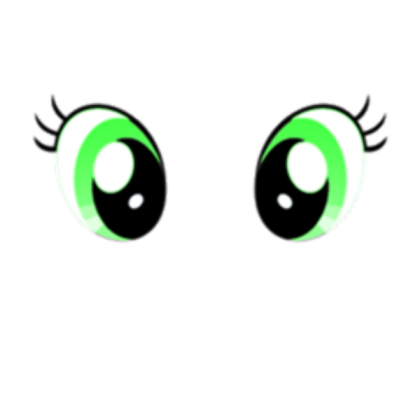Pony Eyes - Lime Green Roblox decal