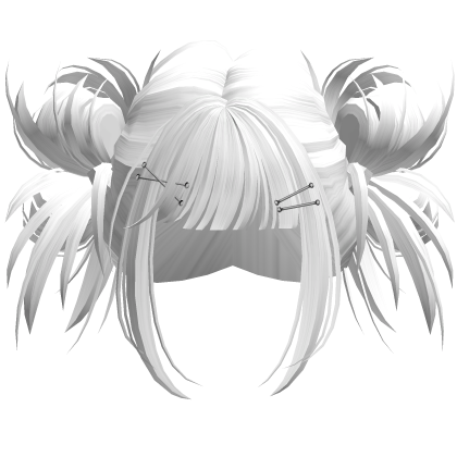 Scene Hyperpop Rave Buns (White)