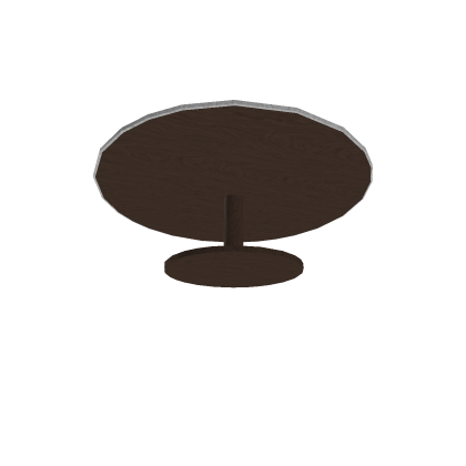 modern wooden circle table