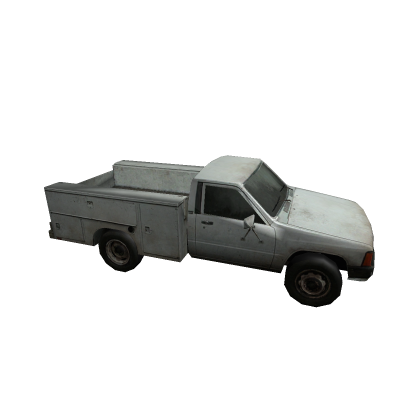 prop utility truck with plate